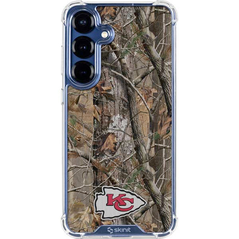 NFL Kansas City Chiefs Realtree AP Camo Galaxy S25 Clear Case